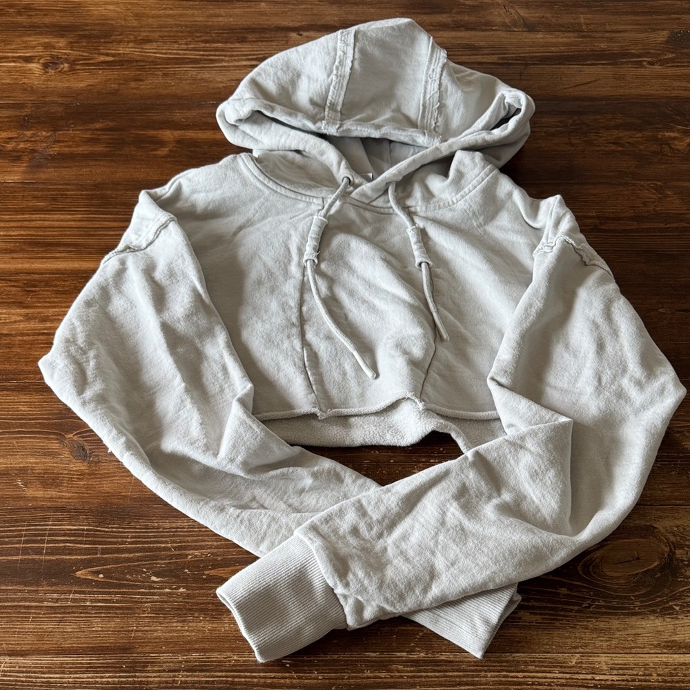 Gymshark Light Gray Hoodie